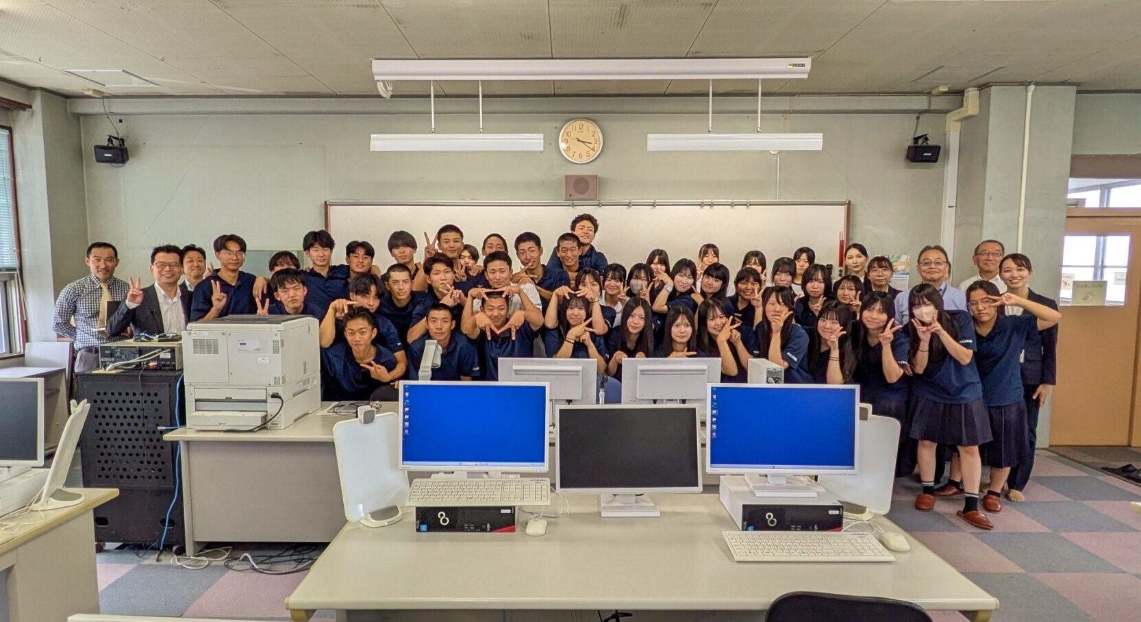 大垣商業高校 情報類型41名との産学連携プロジェクト 第2回授業を開催しました！