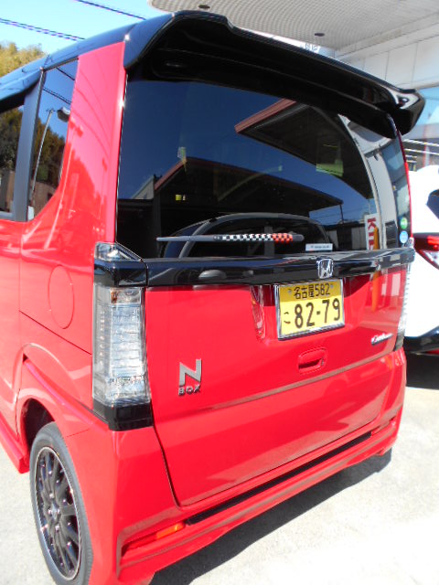 富木島店 試乗車 N Box Custom 外装編 店舗直送ブログ 株式会社ホンダカーズ東海