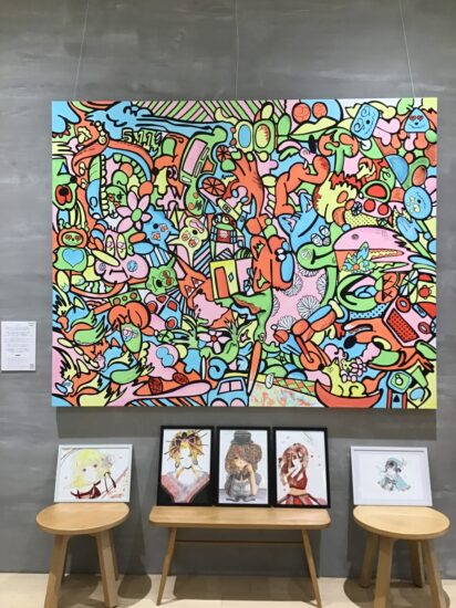 アート作品展示中