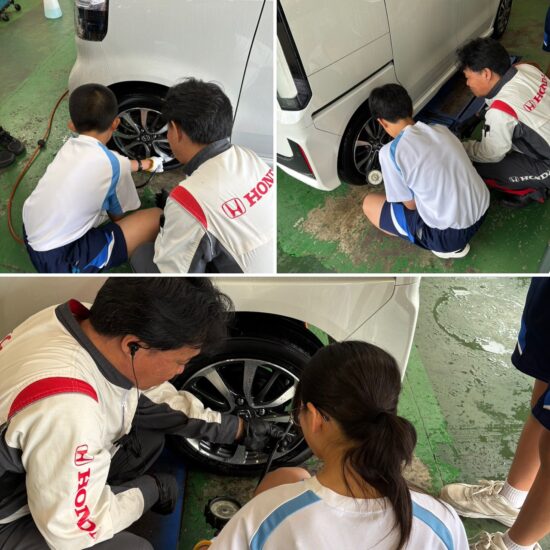 職場体験に来てくれました🚗🔧