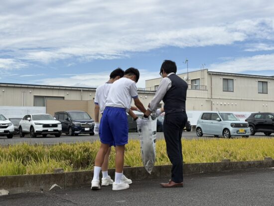 中学生の職場体験学習🚗🔧